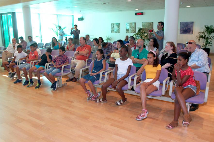 Participantes del evento. Recepción Niños Saharauis 2019