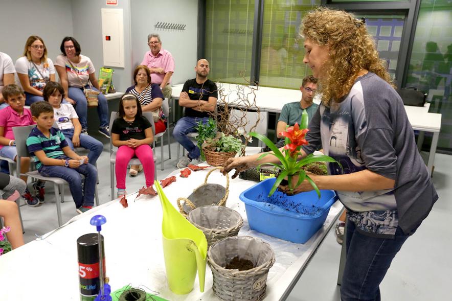 Clase de Arte floral Kokedama - 2019