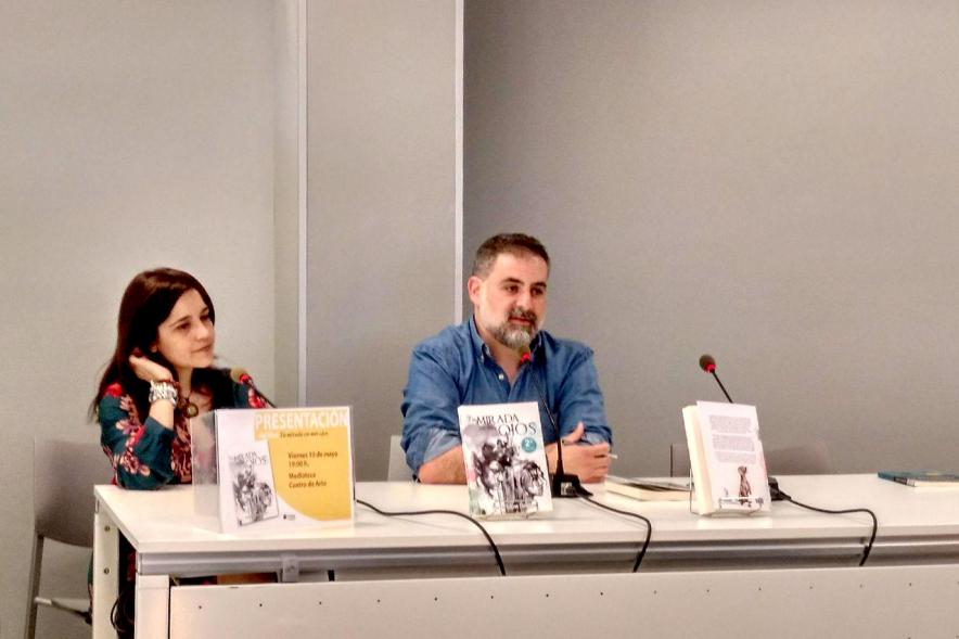 Nacho López Llandres (escritor) en la presentación de su libro.