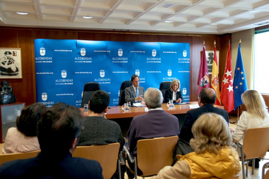 Evento visto desde detrás del público