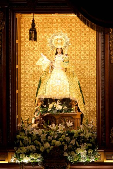 Ofrenda Floral Virgen de la Paz 2018 - Imagen de la Virgen de la Paz.