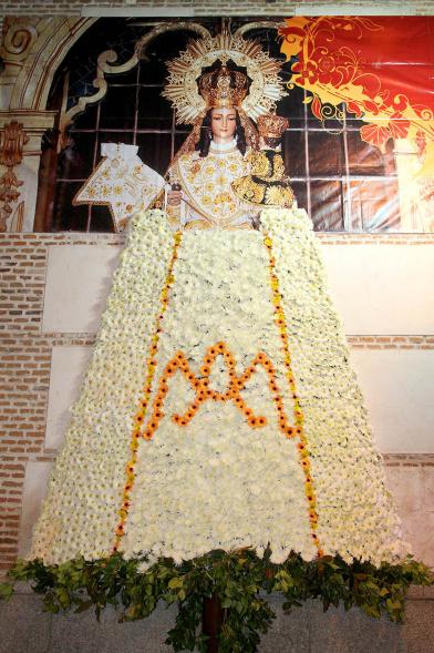 Imagen de la Virgen de la Paz. Ofrenda Floral  -2020