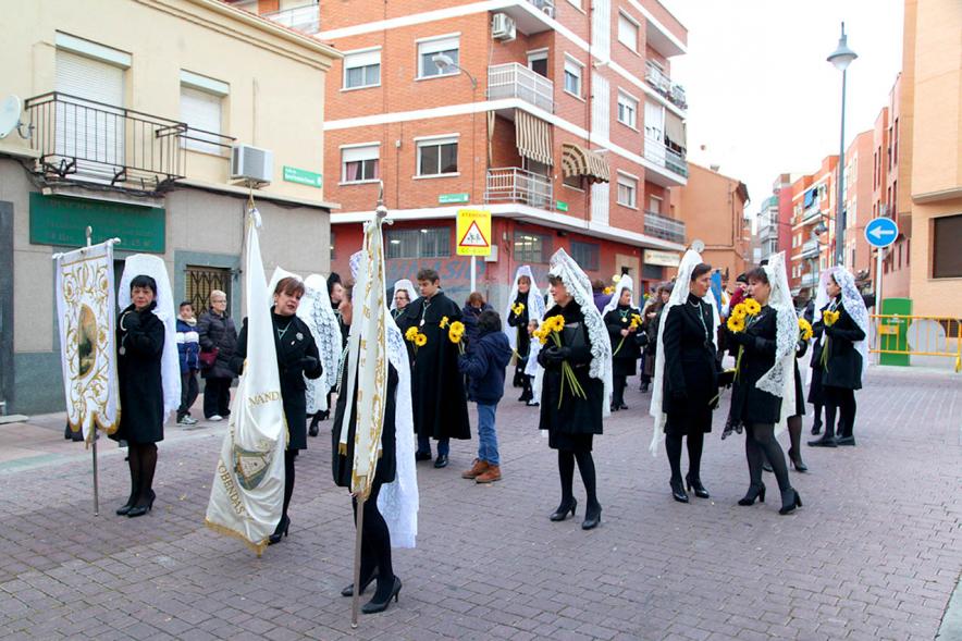 Fiestas Virgen de la Paz 2019 - Ofrenda Floral - Grupo numeroso de las Camareras de la Virgen.