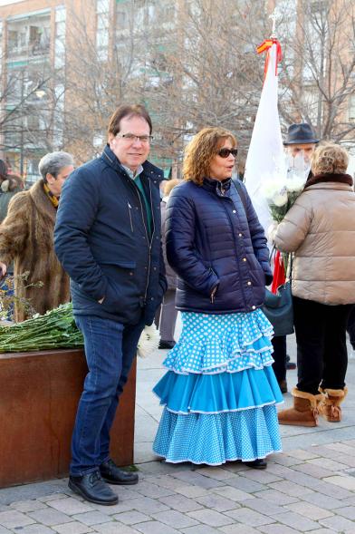 Participantes al evento Ofrenda de floral a la Virgen de la Paz – 2020
