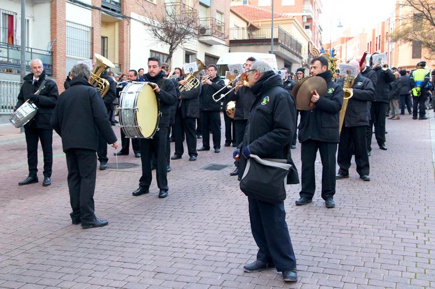 Fiestas Virgen de la Paz 2019 - Ofrenda Floral - Primer plano de la banda de música.