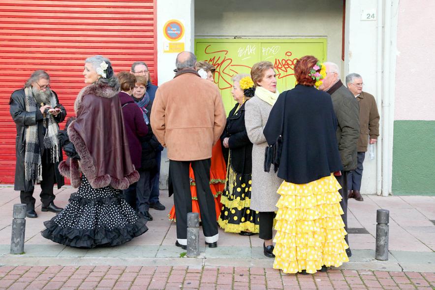 Participantes al evento Ofrenda de floral a la Virgen de la Paz – 2020