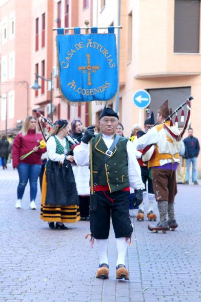 Fiestas Virgen de la Paz 2019 - Ofrenda Floral - El grupo de la Casa de Asturias, participa en la ofrenda.