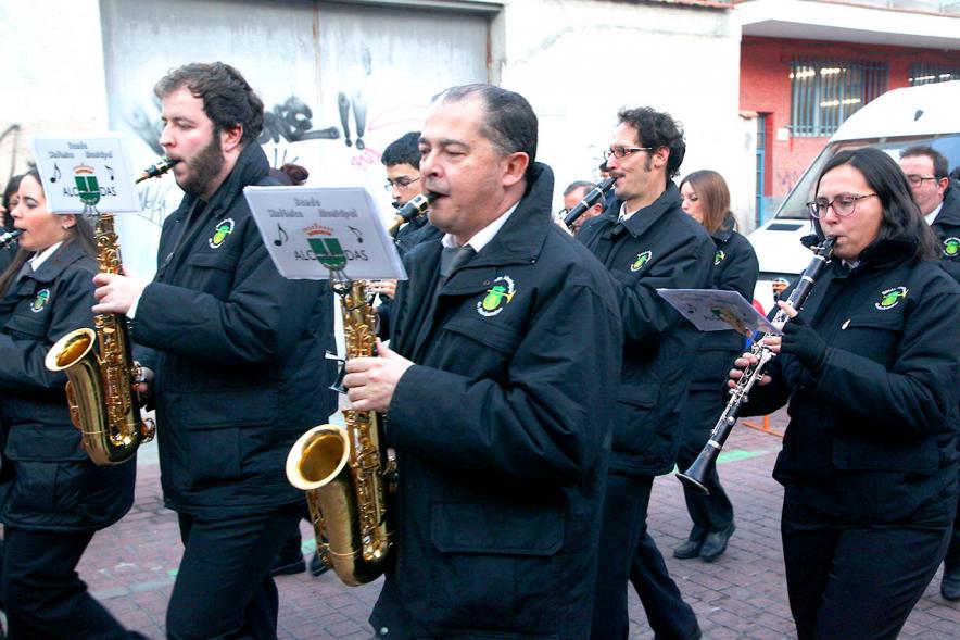 Banda de música en la Ofrenda Floral a la Virgen de la Paz - 2020