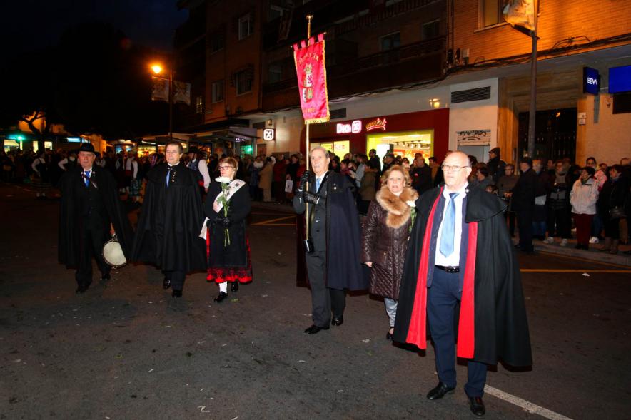 Participantes al evento Ofrenda de floral a la Virgen de la Paz – 2020