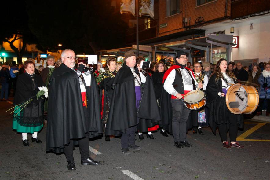 Participantes al evento Ofrenda de floral a la Virgen de la Paz – 2020