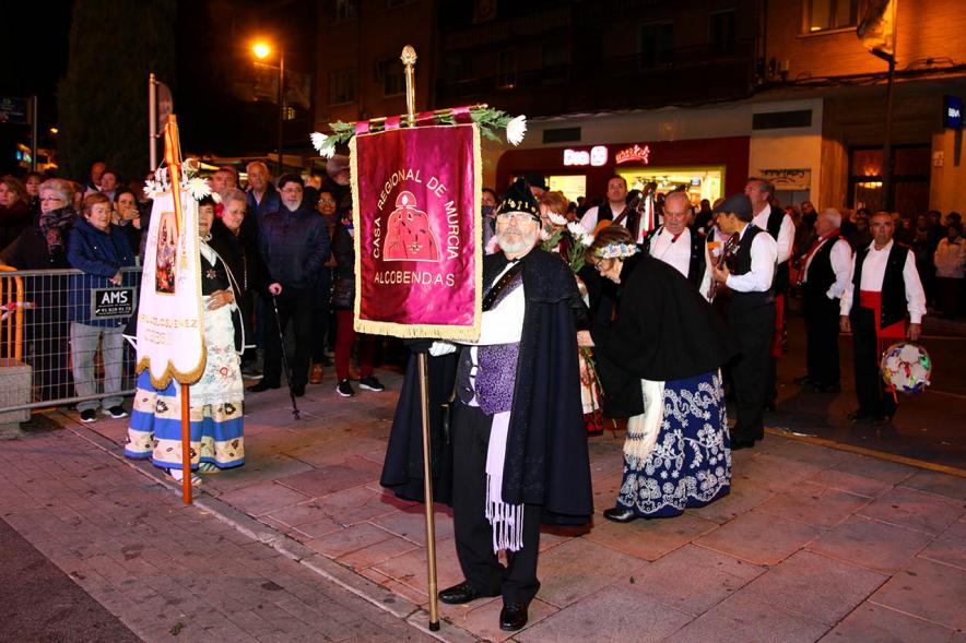 Participantes al evento Ofrenda de floral a la Virgen de la Paz – 2020