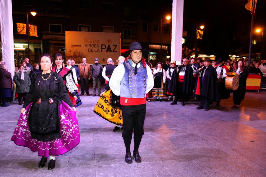 Bailes típicos.  Ofrenda de floral a la Virgen de la Paz - 2020