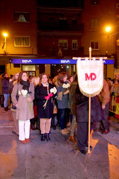 Participantes al evento Ofrenda de floral a la Virgen de la Paz – 2020