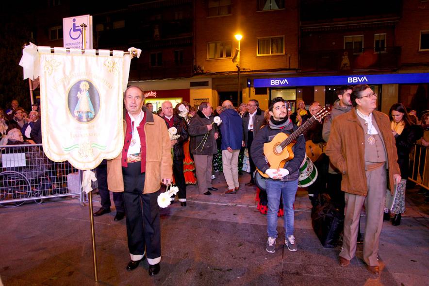 Participantes al evento Ofrenda de floral a la Virgen de la Paz – 2020
