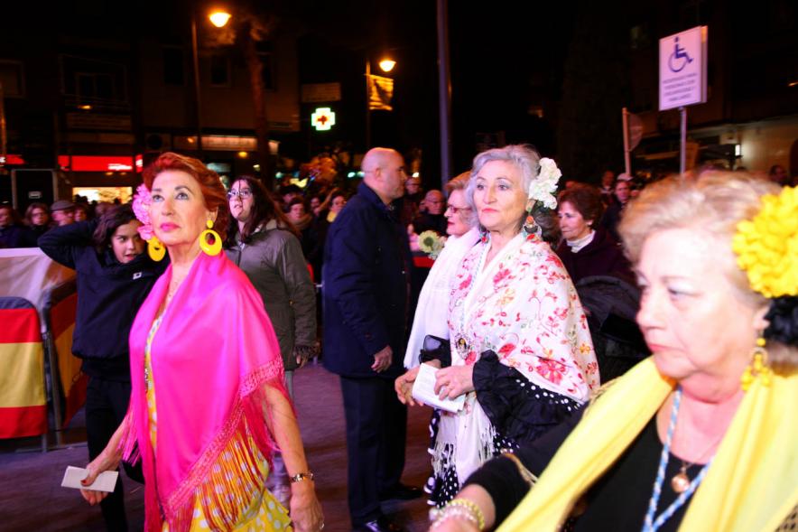 Participantes al evento Ofrenda de floral a la Virgen de la Paz – 2020