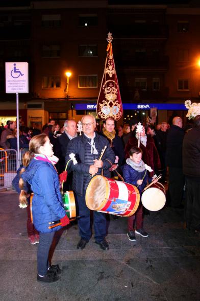 Participantes al evento Ofrenda de floral a la Virgen de la Paz – 2020