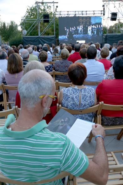 Retransmisión de la Ópera Otello desde el Teatro Real - Imagen del público asistente.