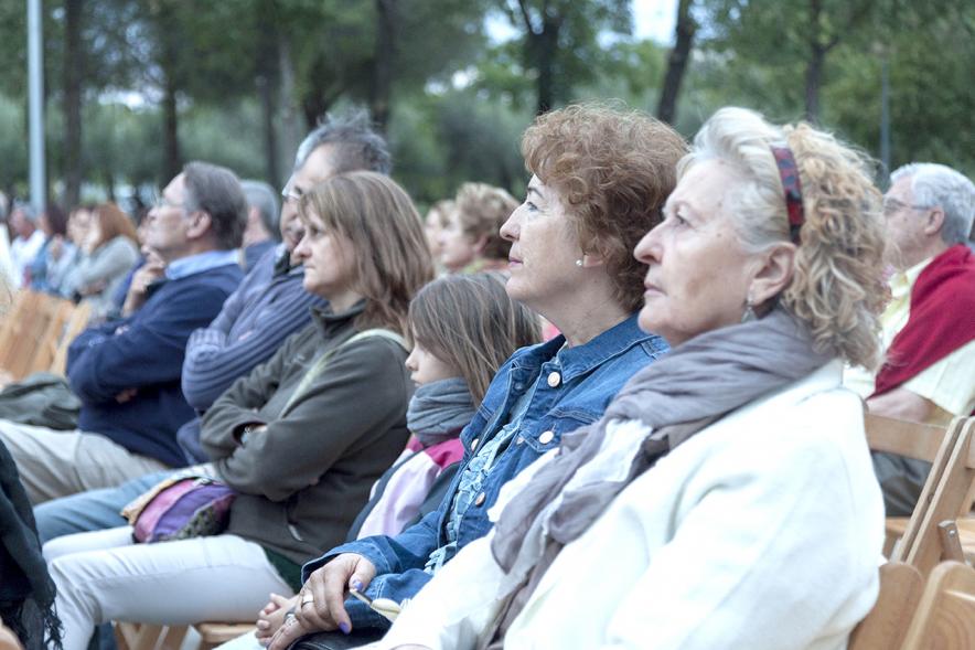Retransmisión Ópera Madame Butterfly en el Arroyo de la Vega - Los asistentes.