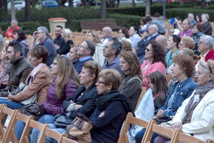 Retransmisión Ópera Madame Butterfly en el Arroyo de la Vega - Los asistentes.