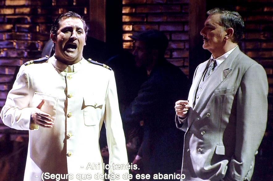 Retransmisión Ópera Madame Butterfly en el Arroyo de la Vega - Fotograma de la retransmisión.