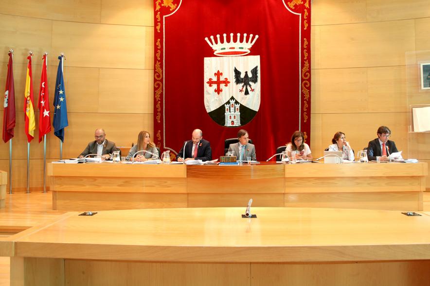 Junta de Gobierno Municipal durante el pleno