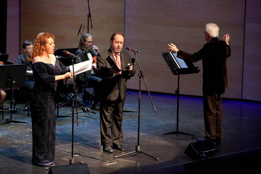 Momento musical durante el evento. 
