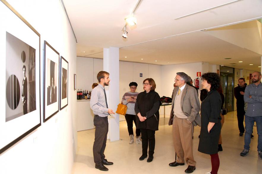 Pablo Tribello junto a representantes del consistorio.