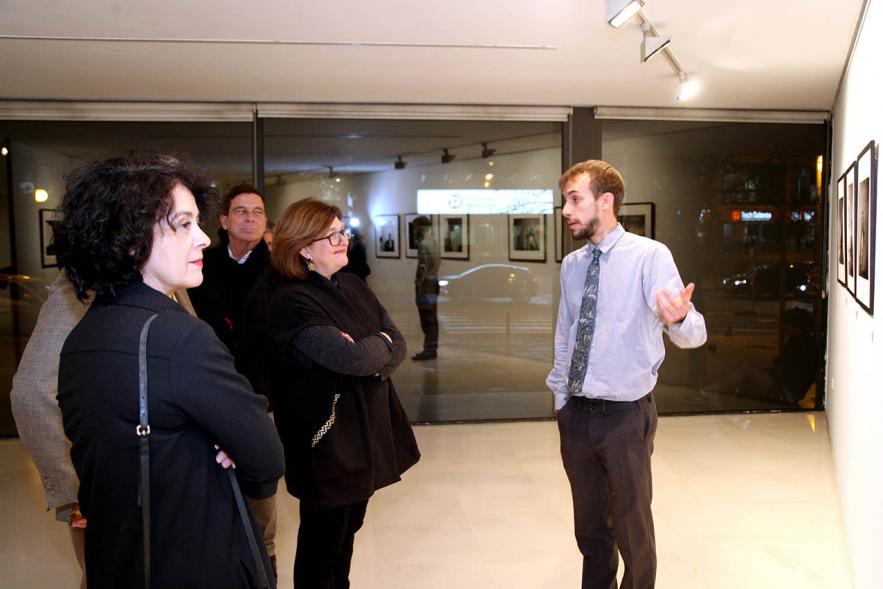 Pablo Tribello junto a representantes del consistorio.