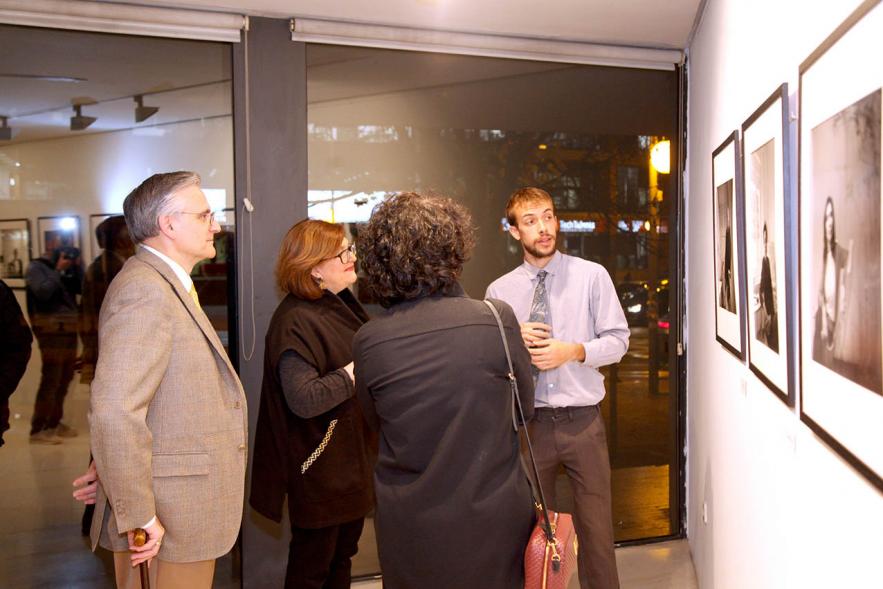 Pablo Tribello junto a representantes del consistorio.
