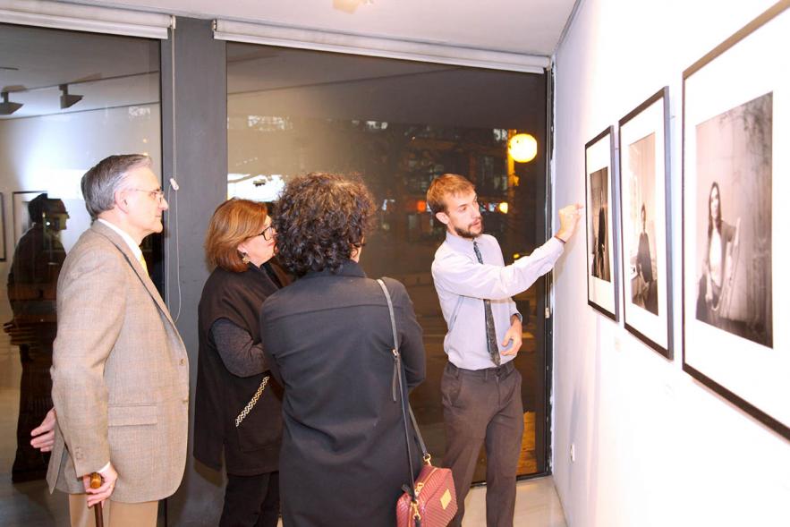 Pablo Tribello junto a representantes del consistorio.