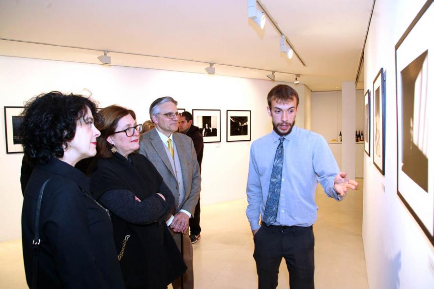 Pablo Tribello junto a representantes del consistorio.