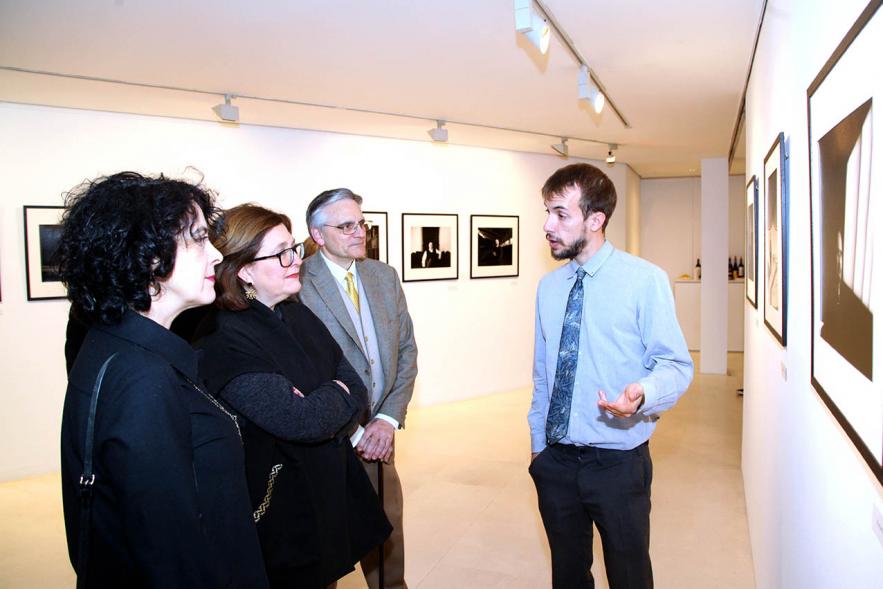 Pablo Tribello junto a representantes del consistorio.