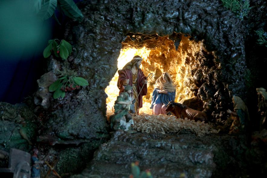 Portal en el Belén