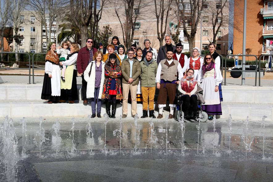  Rafael Sánchez Acera, Autoridades y Participantes. Inauguración Parque de Asturias y Cantabria - 2020