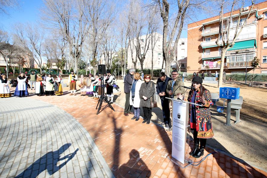 Rafael Sánchez Acera, Autoridades y Participantes. Inauguración Parque de Asturias y Cantabria – 2020