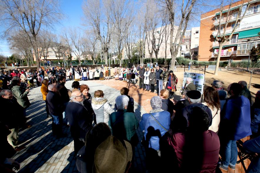 Participantes al evento. Inauguración Parque de Asturias y Cantabria -2020