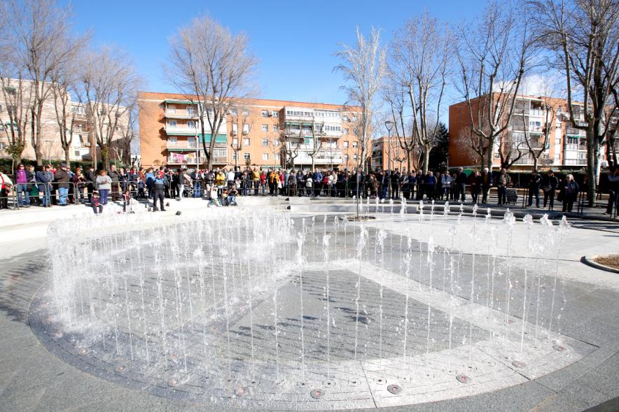 Vista del nuevo parque.Inauguración Parque de Asturias y Cantabria -2020