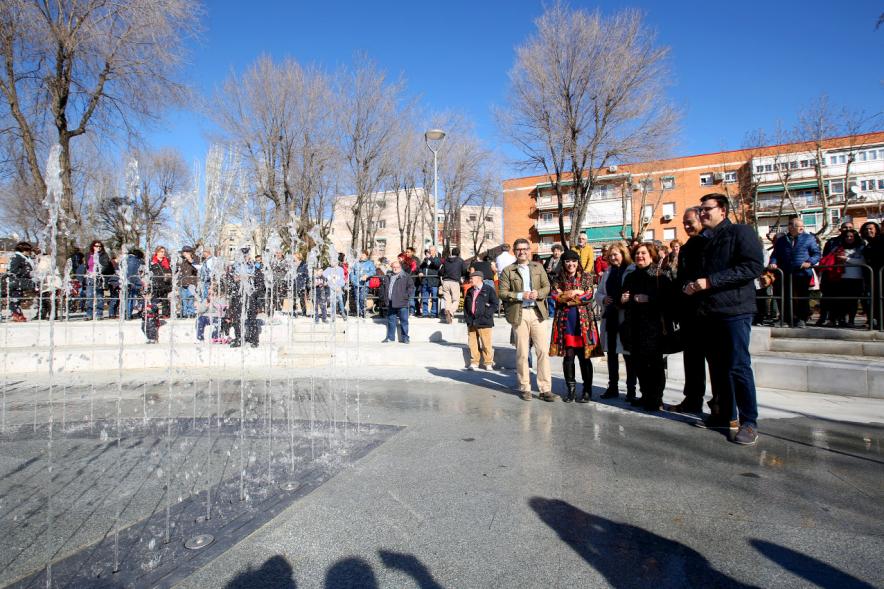  Alcalde Rafael Sánchez Acera, Autoridades y Participantes. Inauguración Parque de Asturias y Cantabria – 2020