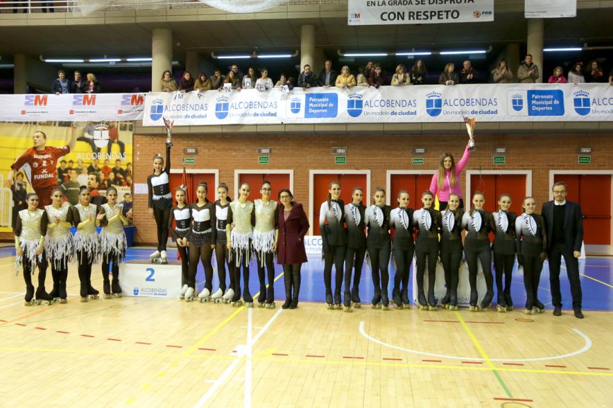 Campeonato Autonómico de Patinaje - Grupos Patinaje Show - Imagen de las participantes en el campeonato.