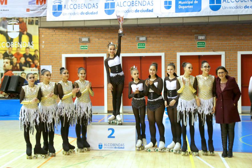 Campeonato Autonómico de Patinaje - Grupos Patinaje Show - Imagen de las participantes en el campeonato.