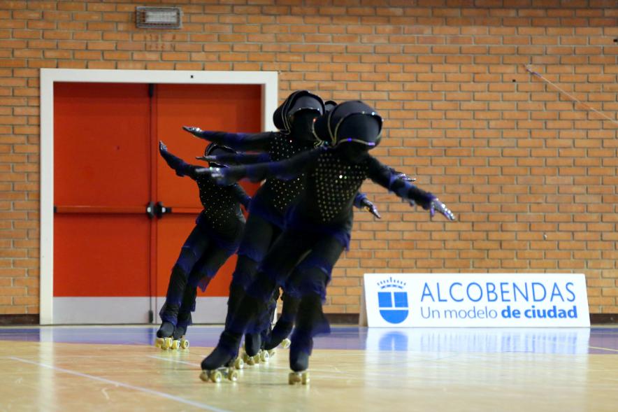Campeonato Autonómico de Patinaje - Grupos Patinaje Show - Imagen de un momento de la actuación de uno de los equipos.