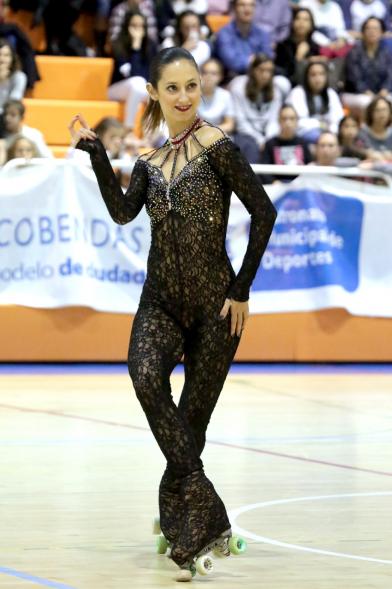 IIª Gala Internacional de Patinaje Artístico - 40 Aniversario Club Patinaje Artístico Alcobendas -Actuación de una patinadora.