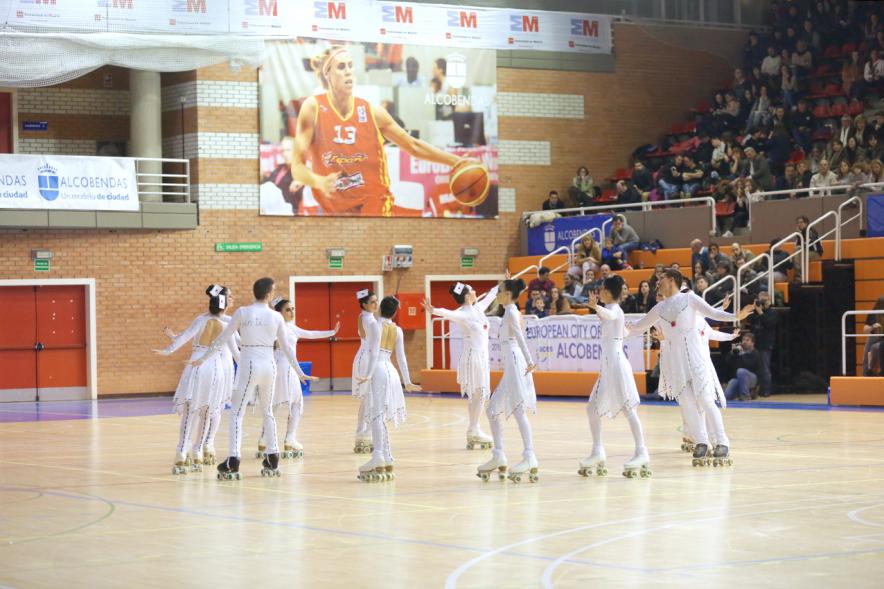 Campeonato Autonómico de Patinaje - Grupos Patinaje Show - Imagen de un momento de la actuación de uno de los equipos.