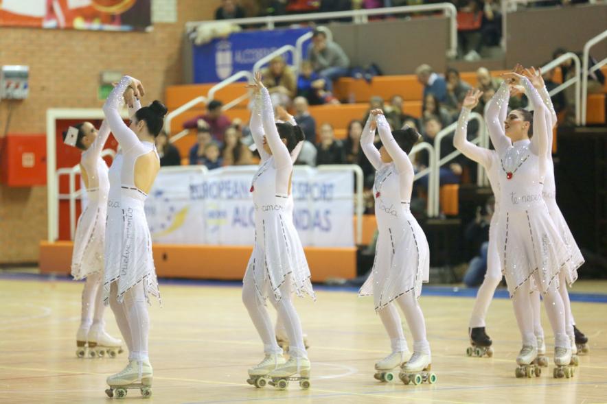 Campeonato Autonómico de Patinaje - Grupos Patinaje Show - Imagen de un momento de la actuación de uno de los equipos.