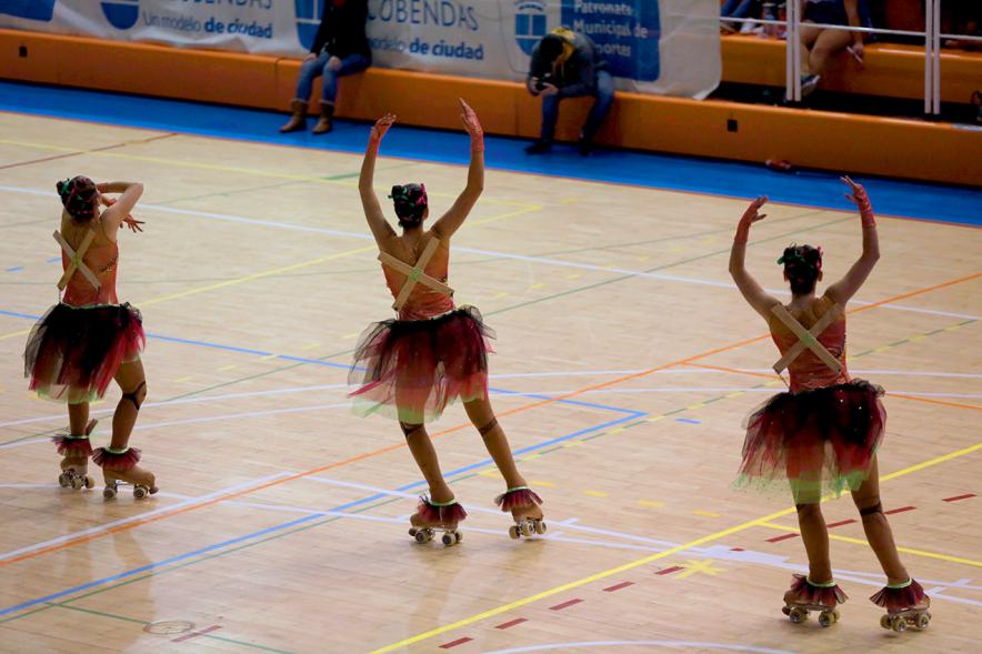 Campeonato Autonómico de Patinaje - Grupos Patinaje Show - Imagen de un momento de la actuación de uno de los equipos.