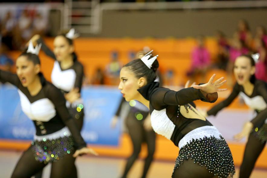 Campeonato Autonómico de Patinaje - Grupos Patinaje Show - Imagen de un momento de la actuación de uno de los equipos.