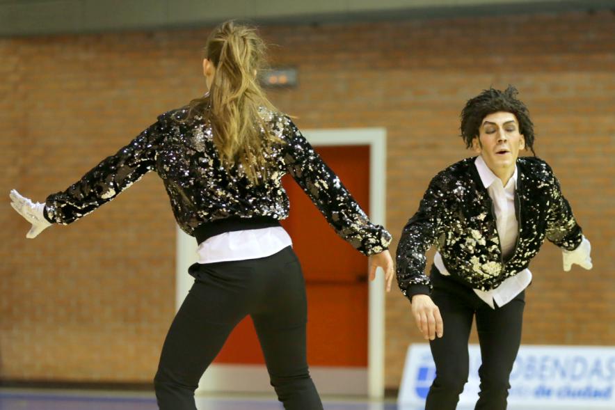 Campeonato Autonómico de Patinaje - Grupos Patinaje Show - Imagen de un momento de la actuación de uno de los equipos.