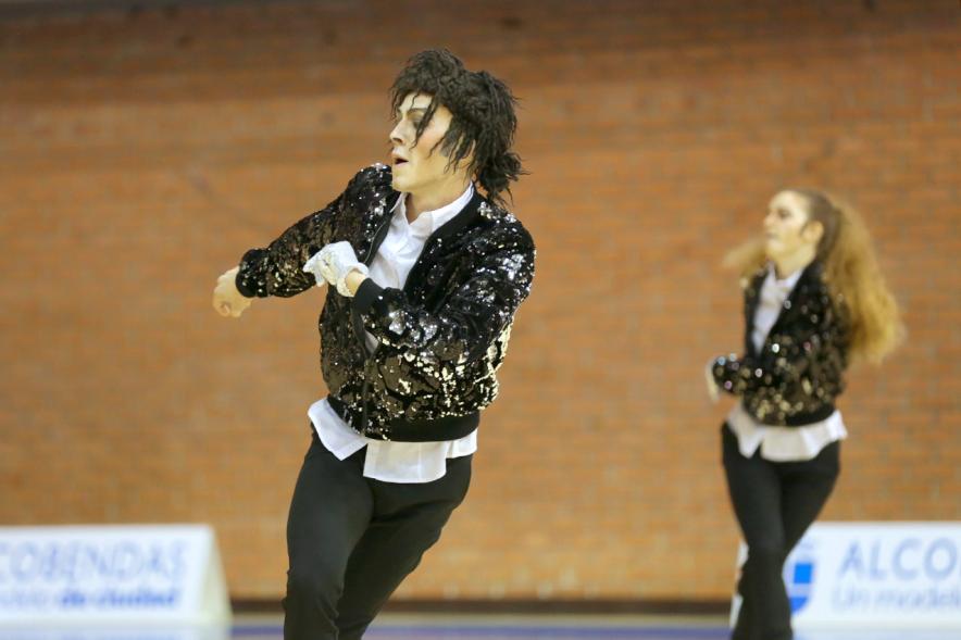 Campeonato Autonómico de Patinaje - Grupos Patinaje Show - Imagen de un momento de la actuación de uno de los equipos.