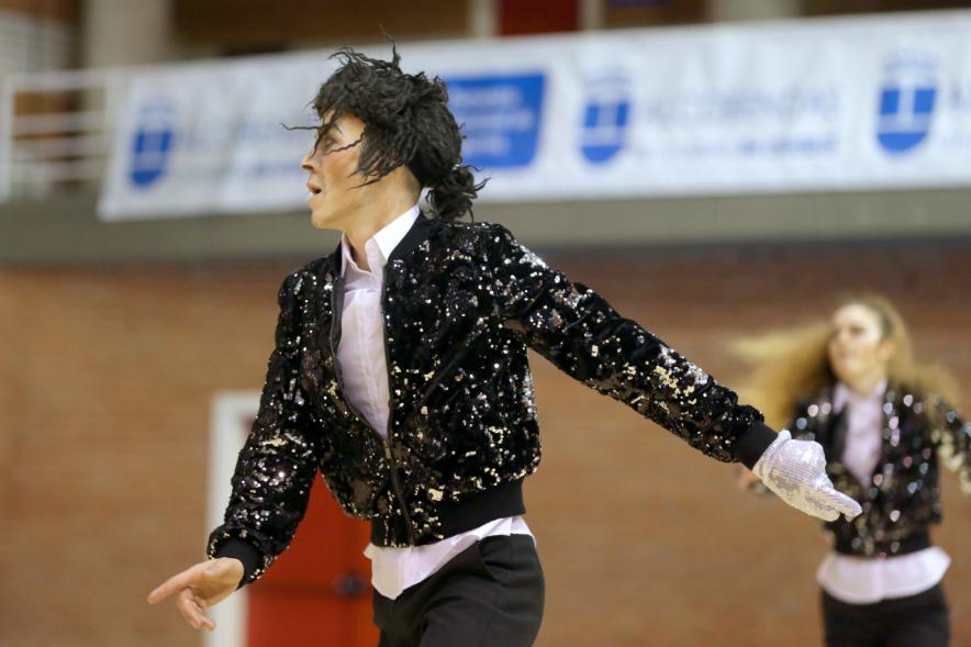 Campeonato Autonómico de Patinaje - Grupos Patinaje Show - Imagen de un momento de la actuación de uno de los equipos.