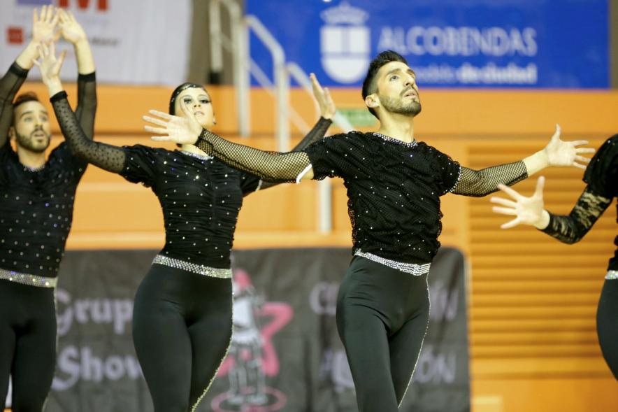 Campeonato Autonómico de Patinaje - Grupos Patinaje Show - Imagen de un momento de la actuación de uno de los equipos.